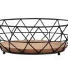 Fruktkorg metallbröd korg frukt skål runt neo Ø 28 cm