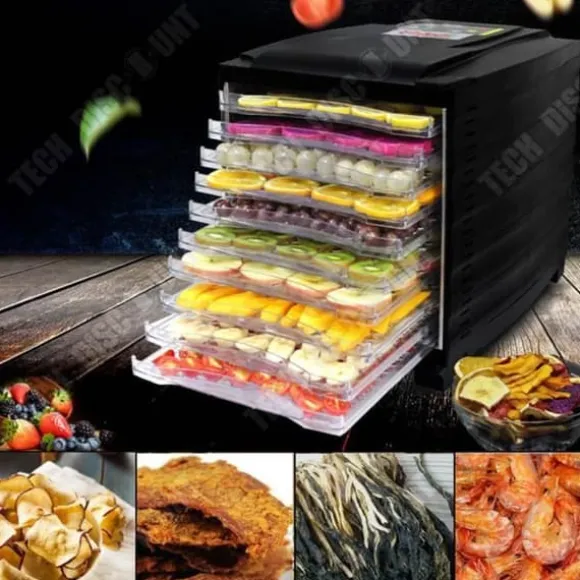 Fruktork - TD® - FD-410S - 10 lager - 800 W - Tidtagning 24h