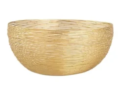 Fruktskål Ø 30 cm h 15 cm Brödkorg trådstruktur