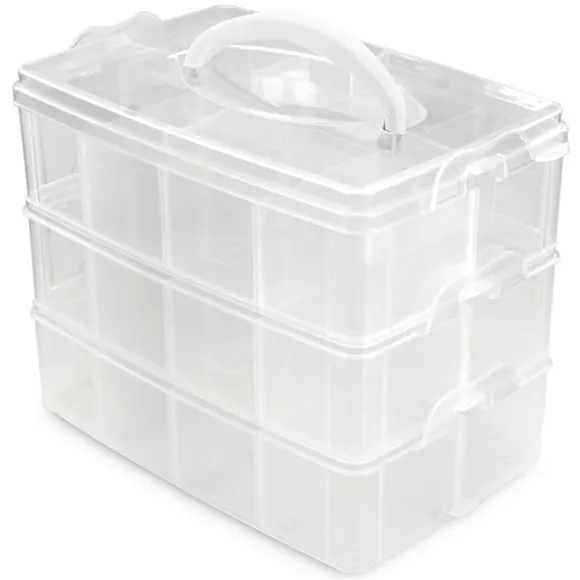 Förvaringsbox - Stapelbar Låda - Höjd: 18,5 cm