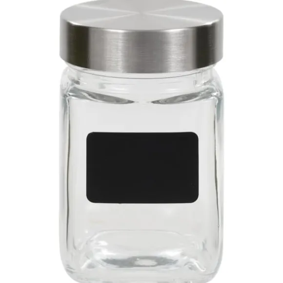 Förvaringsburkar i glas med etiketter 24 st 300 ml