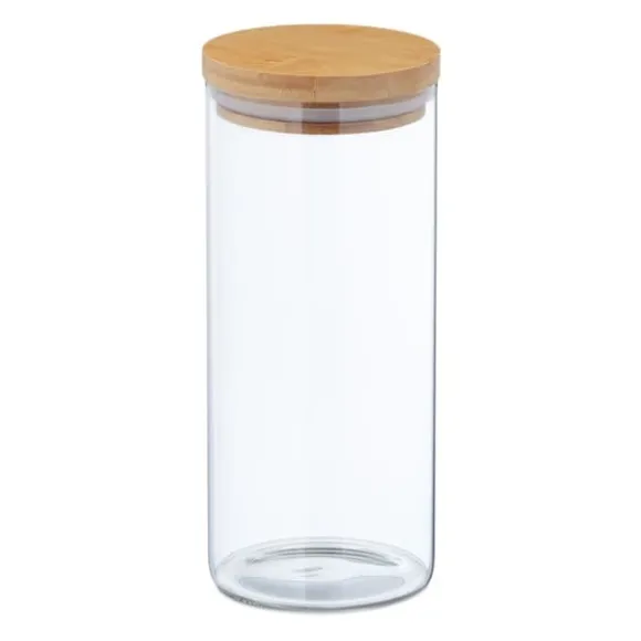 Förvaringsburkar Set, 22x10 cm, Transparent