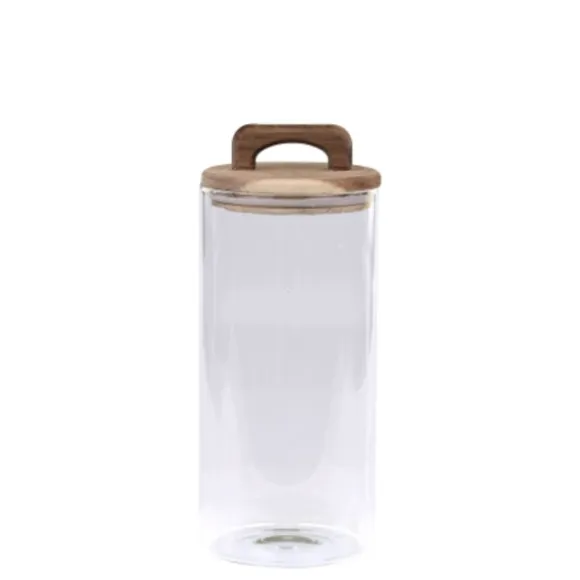 Förvaringsglas m. lock - H. 24 cm