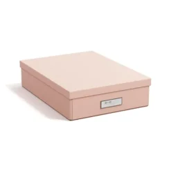 Förvaringslåda Kleo A4 Dusty Pink Bigso Box of Sweden