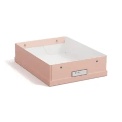 Förvaringslåda Kleo A4 Dusty Pink Bigso Box of Sweden