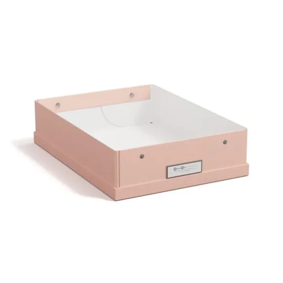 Förvaringslåda Kleo A4 Dusty Pink Bigso Box of Sweden