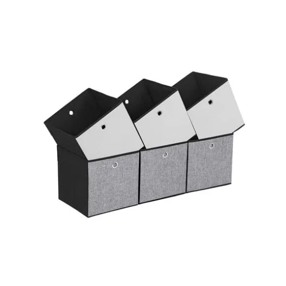 Förvaringslådor set om 6