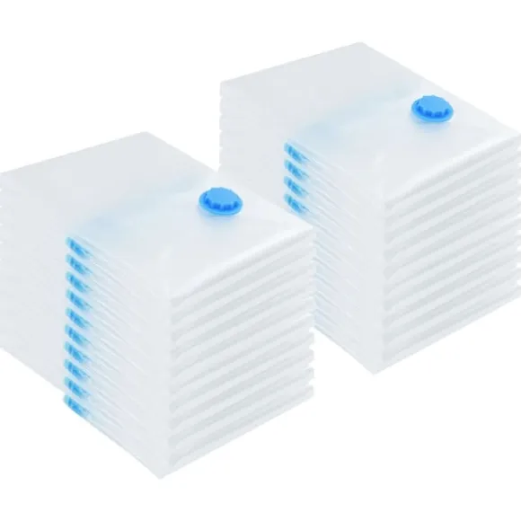 Förvaringspåsar 20 pcs Transparent och Blå 70 x 50 cm