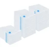 Förvaringspåsar 50 pcs Transparent och Blå 130 x 100 cm