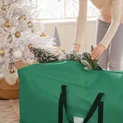 Förvaringsväska - för julgran - grön