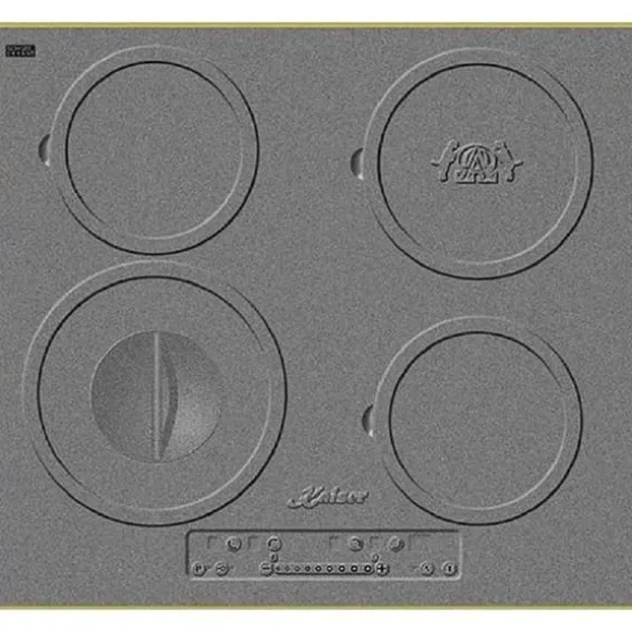 Fyra elektriska inbyggnadsugnar - Kaiser - Empire EH 6355 Em Sil - 67 L - 8 tillagningslägen - Induktion 60 cm