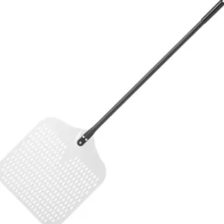 Fyrkantig aluminiumbricka spade, perforerad, 405 x 1320 mm - Hendi 617144
