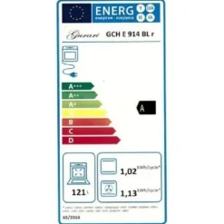 Gaskök - GURARI - GCH E 914 BL - 90 cm - 121L - 90 cm köksfläkt