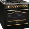 Gaskök - Kaiser - HGE 93555 - 90 cm - Ugn 115L - 5 gasplattor