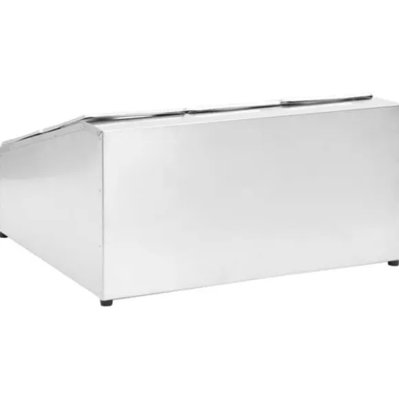 Gastronorm Beholder - vidaXL - GN 1/6 - Rostfritt Stål - 6 Kistor - Lock Ingår