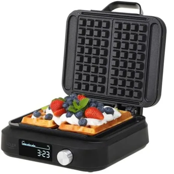 Gauffrera - Adler - AD 3087 - 2200 W - LED-skärm - Automatisk timer