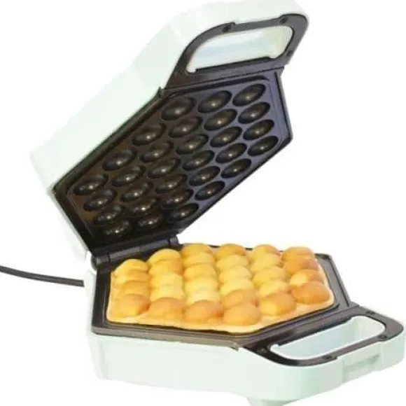 Gaufrier - SCRAPCOOKING - Bubbel - Vaffelfabrik - 700W - Ljusgrön