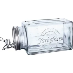 Glasburk för drycker med kran, horisontell dispenser för kylskåp, 3,5L, ORION 143792