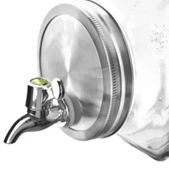 Glasburk för drycker med kran, horisontell dispenser för kylskåp, 3,5L, ORION 143792