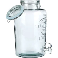 Glasburk med kran 8 l