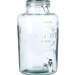 Glasburk med kran 8 l