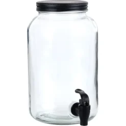 Glasburk med kran 3,2 l