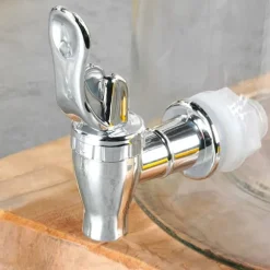 Glasburk med kran 8 l + 12 glas 200 ml