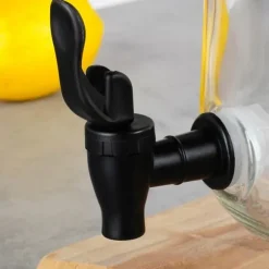 Glasburk med kran 3,2 l + 12 glas 200 ml