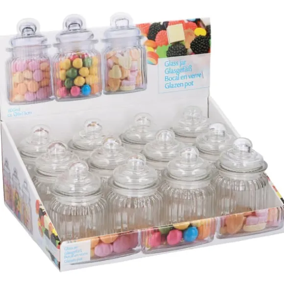 Glasburk med lock 0,3 liter