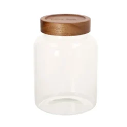 Glasburk RIVA D13xH19cm 1930ml akaciaträ med lock