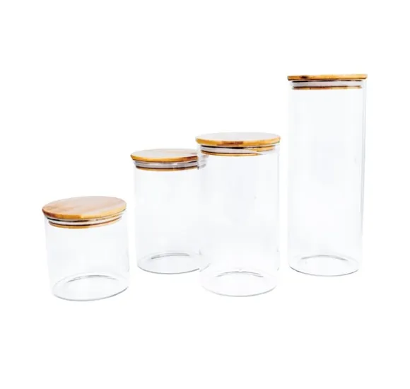Glasburk THERON D10xH18cm med lock