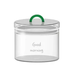 GLASCOOKIEJAR MED LOCK 1,4L GRÖN WD LIFESTYLE