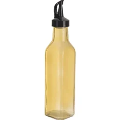 Glasflaska för olivolja, vinäger, kryddor med olivolja och vinäger dispenser 0,26L