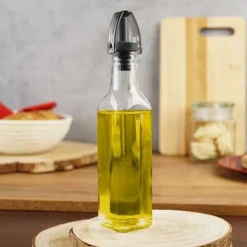 Glasflaska för olja och vinäger med dispenser 250 ml