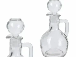 Glasflaska/Kanna för olja och vinäger, kapacitet 160 ml