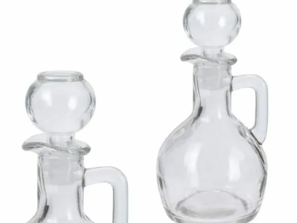 Glasflaska/Kanna för olja och vinäger, kapacitet 160 ml
