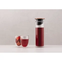 Glaskanna - BODUM - Biasca - Kopparlock med filter - 1,2 L - Transparent