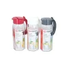 Glasok med lock, assorterade färger, 1,5l. Alpine