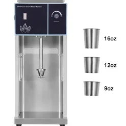 Glassmaskin 400W, Glasmixer, Rörmaskin, 304 Rostfritt Stål, Effektiv och Hållbar