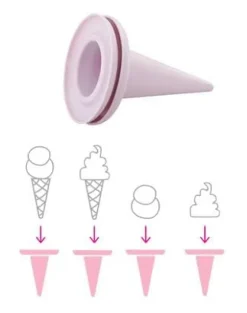 Glasstrut Cillicone Light Pink 2-pack