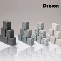 GL23059-Drixon — 100 % naturliga whiskystenkuber. is. kylare. perfekt som bröllopspresent. julbar