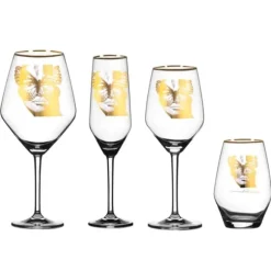 Golden Butterfly Vinglas 75cl, Guld - Carolina Gynning