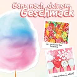 GOURMETmaxx Sockervaddmaskin 500W mint/vit