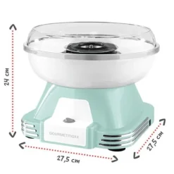GOURMETmaxx Sockervaddmaskin 500W mint/vit