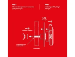 Grillngo HyperBBY Trådlös 2in1 stektermometer med bluetooth