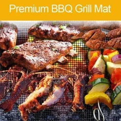 Grillnät/grillmatta Non-stick Svart 3-pack