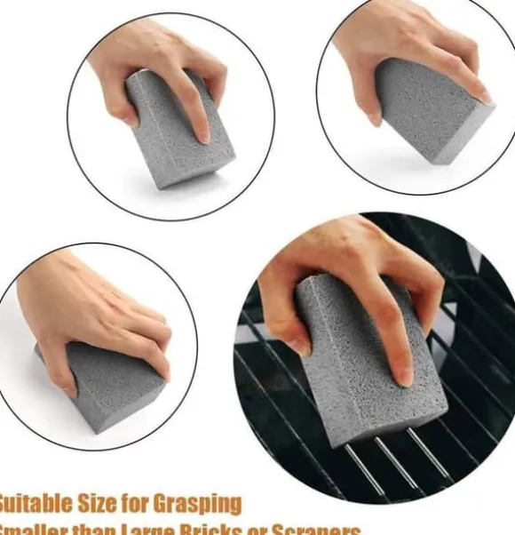 Grillskrapor - Ekologiska - 4PCS - Rengöringssten - Utsökt luktfri - Icke giftig