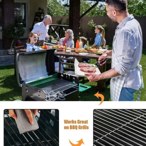 Grill Skursten BBQ Tegelrengöring Rengöringsblock Pimpsten