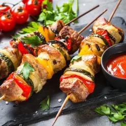 Grillspett, Bambu, 30x0,4 cm, Natur