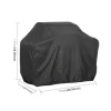 Grillöverdrag 170x61x117cm - skyddar mot väder och vind